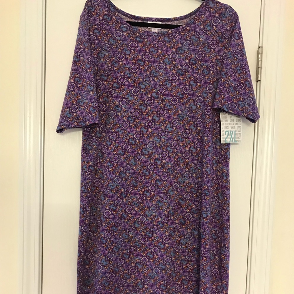 LULAROE 2X JULIA DRESS , BNWT